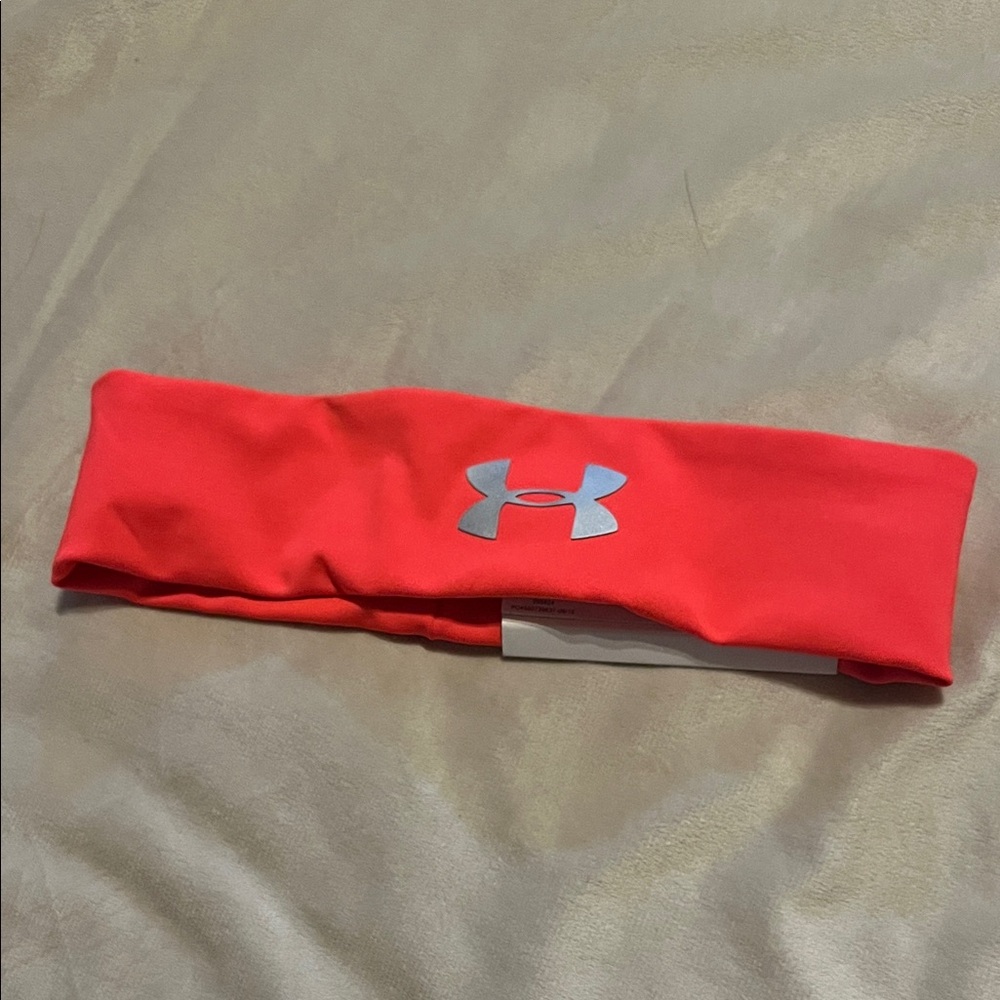 Under Armour Coral Headband with Silver Logo